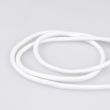Round coloured elastic band 3 mm / white