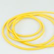 Round coloured elastic band 3 mm / yellow