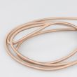 Round coloured elastic band 3 mm / beige