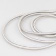 Round coloured elastic band 3 mm / grey