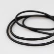 Round coloured elastic band 3 mm / black