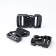 Plastic snap buckle 25 mm / Black