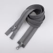 5 mm Zipper S5, 2 sliders 70 cm / 326 Grey