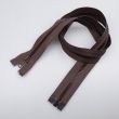 5 mm Zipper T5 open-ended 70 cm / 304 Dark Brown