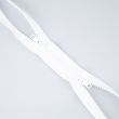 5 mm Chunky zip, 2-sliders 60 cm / 101 White