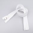 8 mm Zipper T8 open-ended 50 cm / 101 White