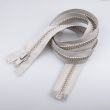 8 mm Zipper T8 open-ended 85 cm / 310 Grey
