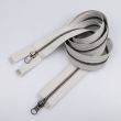 Metallic Zipper M5, 2 sliders 100 cm / 310 Grey - Oxide
