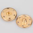 Sew on metal Snap Fastener 25mm / gold