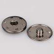 Sew on metal Snap Fastener 25mm / nickel black