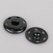 Sew on metal Snap Fastener 25mm / oxide black