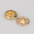 Sew on metal Snap Fastener 17mm / gold