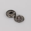 Sew on metal Snap Fastener 17mm / nickel black