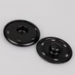 Sew on metal Snap Fastener 35mm / oxide black