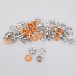 Round popper 9,5 mm (4 parts) / Orange 158