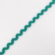 Cross grain ribbon zigzag 5mm / 258 Green