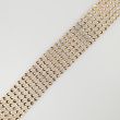 Decorative Rhinestone cord trim 30 mm / Beige 279