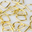 D-lenk 15 mm / Gold