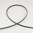 Plastic corset string 4 mm / Black
