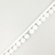 Pompom Trim Small / 101 White