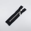 Metallic Zipper M3 closed-ended 8 cm / Black- Nickel