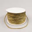 Soutache cord 3 mm lurex / gold