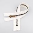 Metallic Zipper closed-ended 25 cm / Natural 103