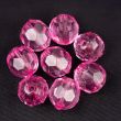 Faceted pearls 16 mm / Pink 140