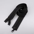 5 mm Zipper S5, 2 sliders 55 cm / 332 Black