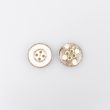 Button Vintage / 15 mm / Cream