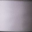 Double-sided satin ribbon 38 mm / 0012 Silver