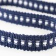 Ornamental ribbon 19 mm / Navy-white