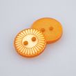 Plastic button 13 mm / Yellow