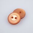 Plastic button 13 mm / Lt Brown