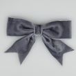 Velvet bow ribbon / Dark grey