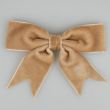 Velvet bow ribbon / Tan
