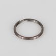 Metal keyring 30 mm / nickel black