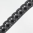 Cotton lace 7 / 42 mm / Black