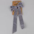 Wreath Bow 11cm x 22cm / Silver Grey