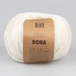 Yarn Fibra natura Dona 50 g / 01 Vanilla