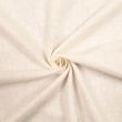 Linen and cotton blend fabric / White