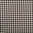 Plaid shirt fabric / Black-Whiite
