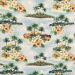 Printed linen cotton / D20