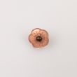 Flower shank button 15 mm / Light Brown