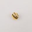 Metal shank button 15 mm / Shank button, Gold