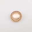 Metal shank strass button 23 mm / Gold