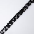 Sequin ribbon bundle 2.5 m / 15 mm / Black