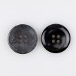 Simple button 23 mm / Black