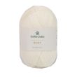 Sock Yarn Soffie Crafts Silky 100 g / 0002 Natural white
