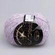 Sequin yarn Stenli Magic Star 50 g / 5 Light purple and silver
